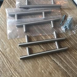 5 Stainless Bar Cabinet Handles