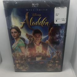 Disney’s Aladdin Live Action DVD New 