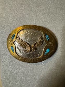 Vintage eagle belt buckle