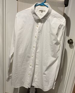 Express men’s 1 MX white dress shirt