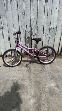 Girls bicycle with training wheels