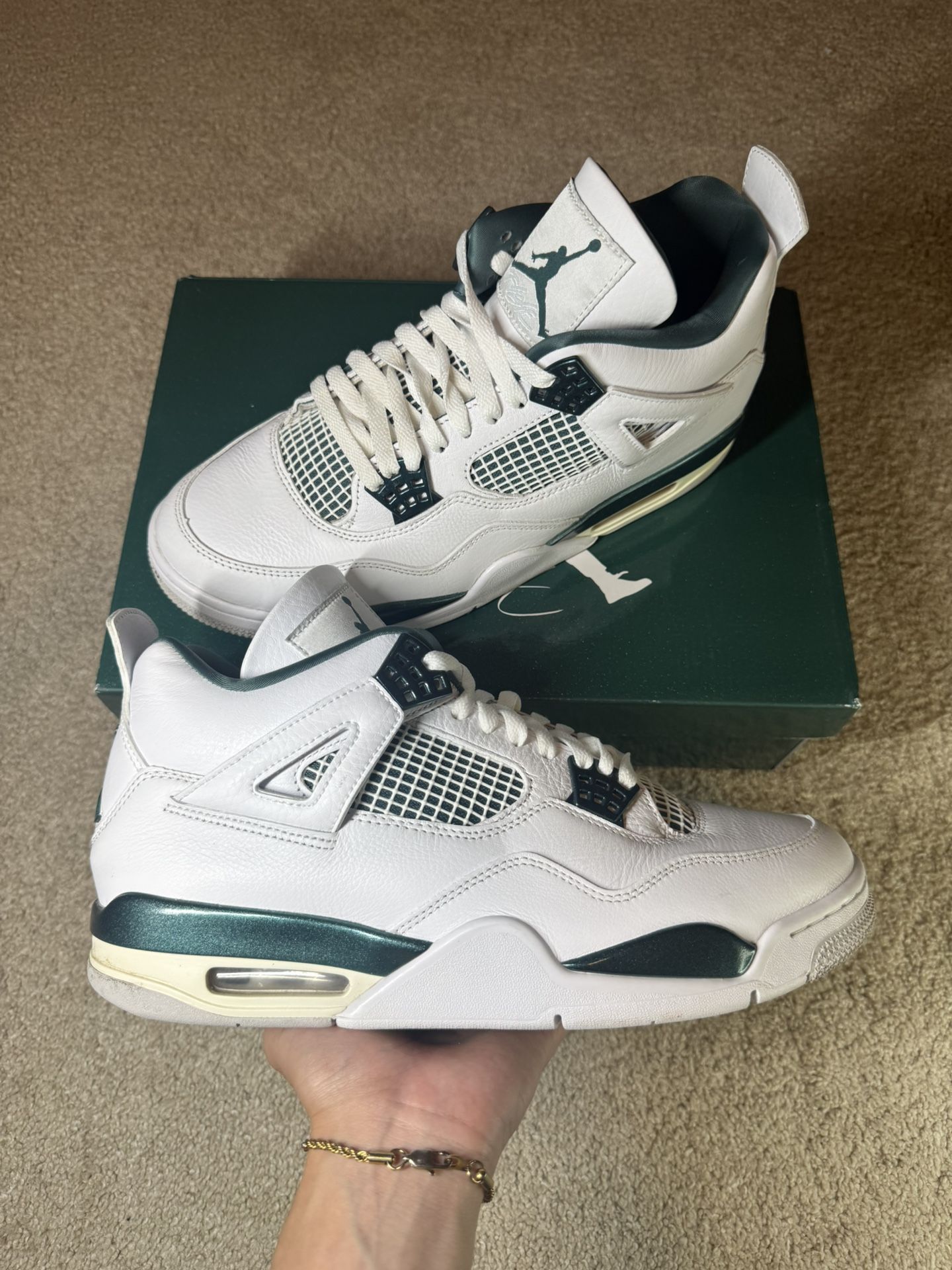 Jordan 4 Retro Oxidized Green