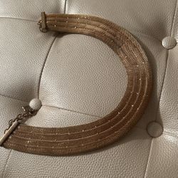 BCBG Gold Flat Necklace 