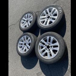 4 - 205/55r16 5x120 5x4.72 Stock Bmw 330 328 3 Series Wheels Rims Good 80% Treads Tires !!!!!!!!!!!!