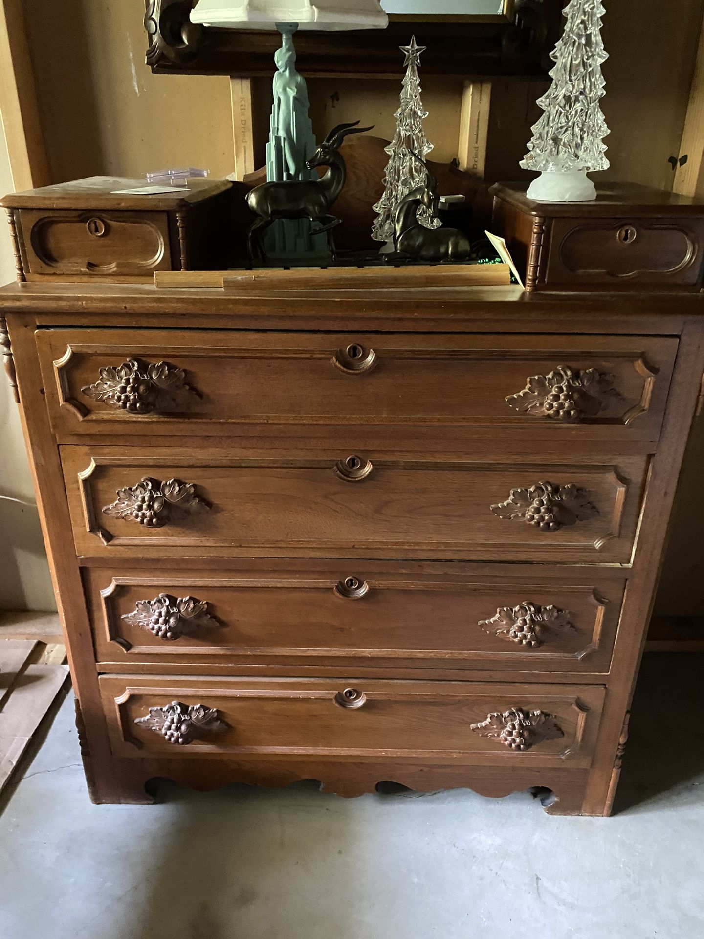 Antique Wooden Dresser-Pristine