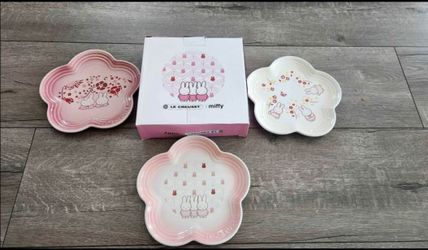 Le Creuset x Miffy Flower Shape Plates Set of 3