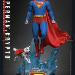 Superman & Krypto Sixth Scale Figure Set - Movie Masterpiece Series - Superman (2025) - DC Comics (Hot Toys)