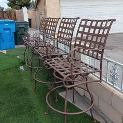 O W Lee Classic High Patio Stools 