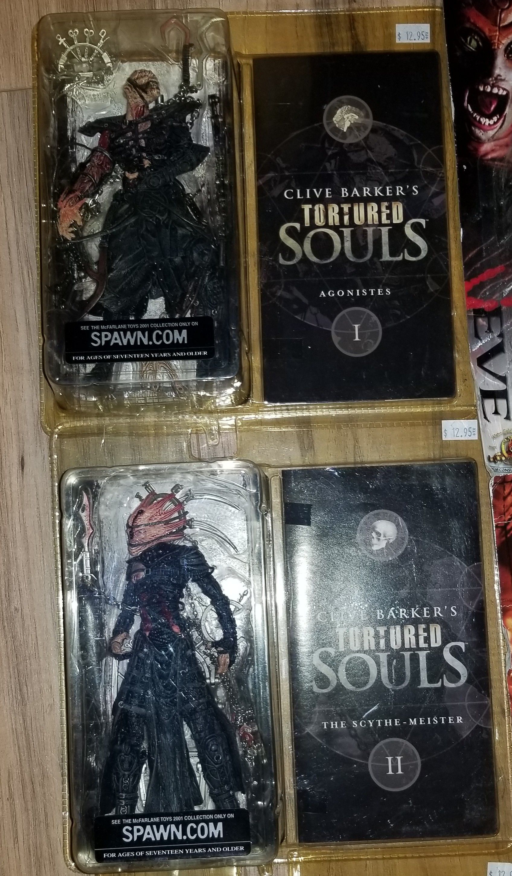 Clive Barker's Tortured Souls Series 1 Figures Complete Lot Set