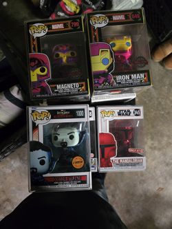 Marvel DC Star wars Funko Pops