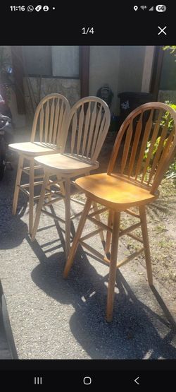 High top bar chairs