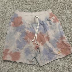 tie die champion shorts 