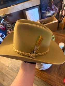 Vintage Stetson 4X Beaver Cowboy Hat, Size 7, Original Box