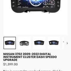 Nifty City Apex Digital Dash 370z
