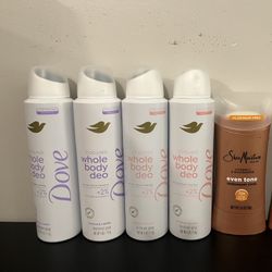 Dove /sheamoisture Body Deo Bundle $30