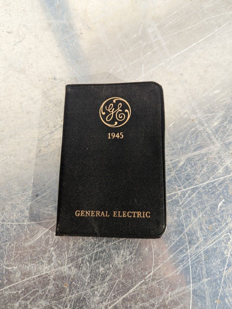 1945 General Electric Diary Book 