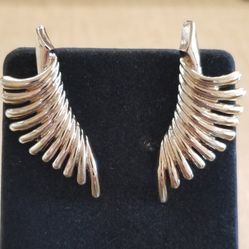 Gold Plated Clip On Earrings By Marboux
