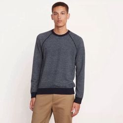 VINCE BIRDSEYE WOOL/CASHMERE SWEATER Size Medium