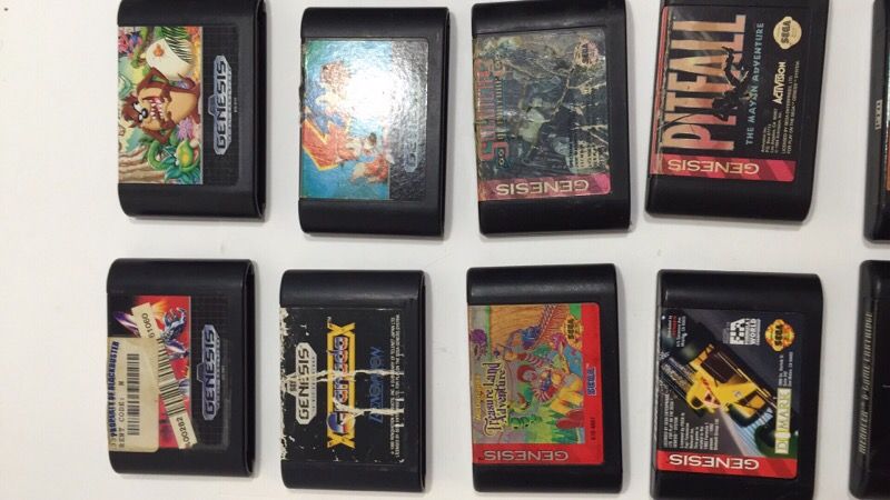 Loose sega Genesis games