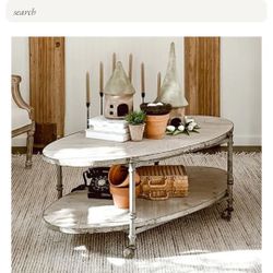 Industrial Farmhouse Coffee Table 