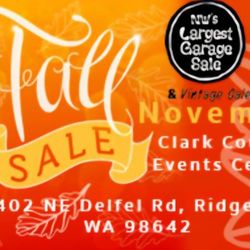 Early Bird Ticket NW Largest Garage Sale Saturday  