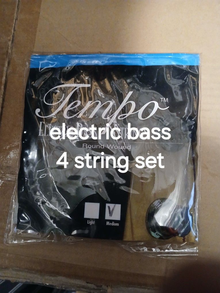 Electric Bass Guitar 4 String Set 