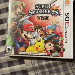 Super Smash Bros 3DS w/case and manual