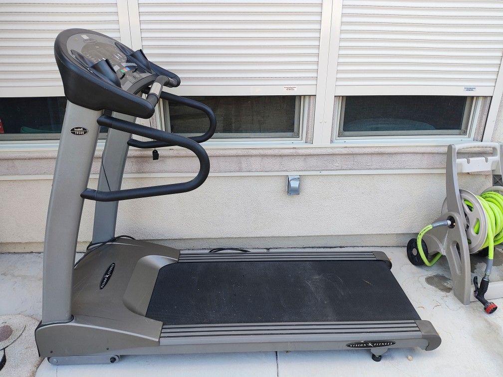 treadmill running vision fitness treadmill t9500