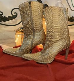 ITALIAN BOOTS REAL REPTILE!!!