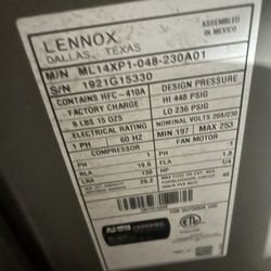 Lennox Air Conditioner 