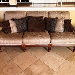 Vintage Italian Couches- Set Of 3 (pillows included)