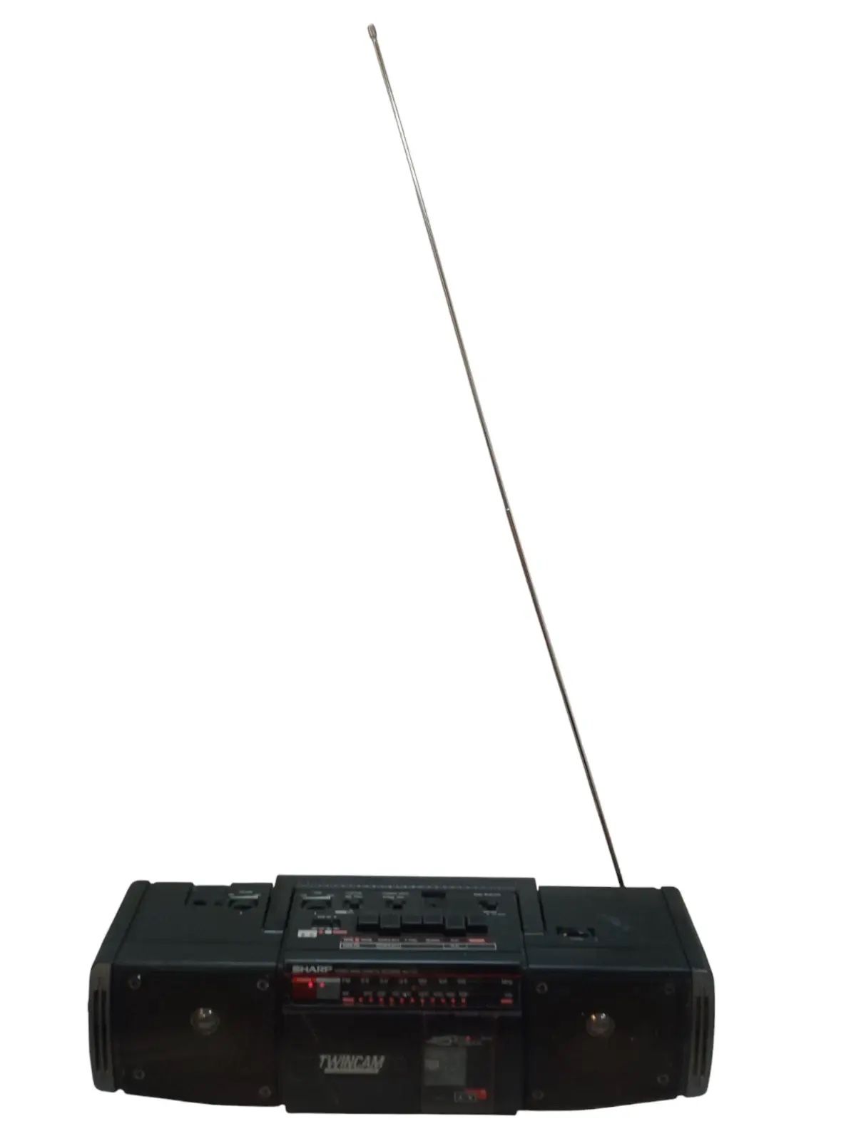 Vintage Sharp WQ-T222 Stereo AM/FM Radio Cassette Recorder/Player Boombox