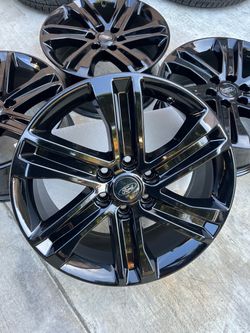 Ford F150 rims 20” OEM Factory Wheels Rines new gloss black powder coated ( exchange available )( Cambio Disponible ) fits ford f150 ford expedition