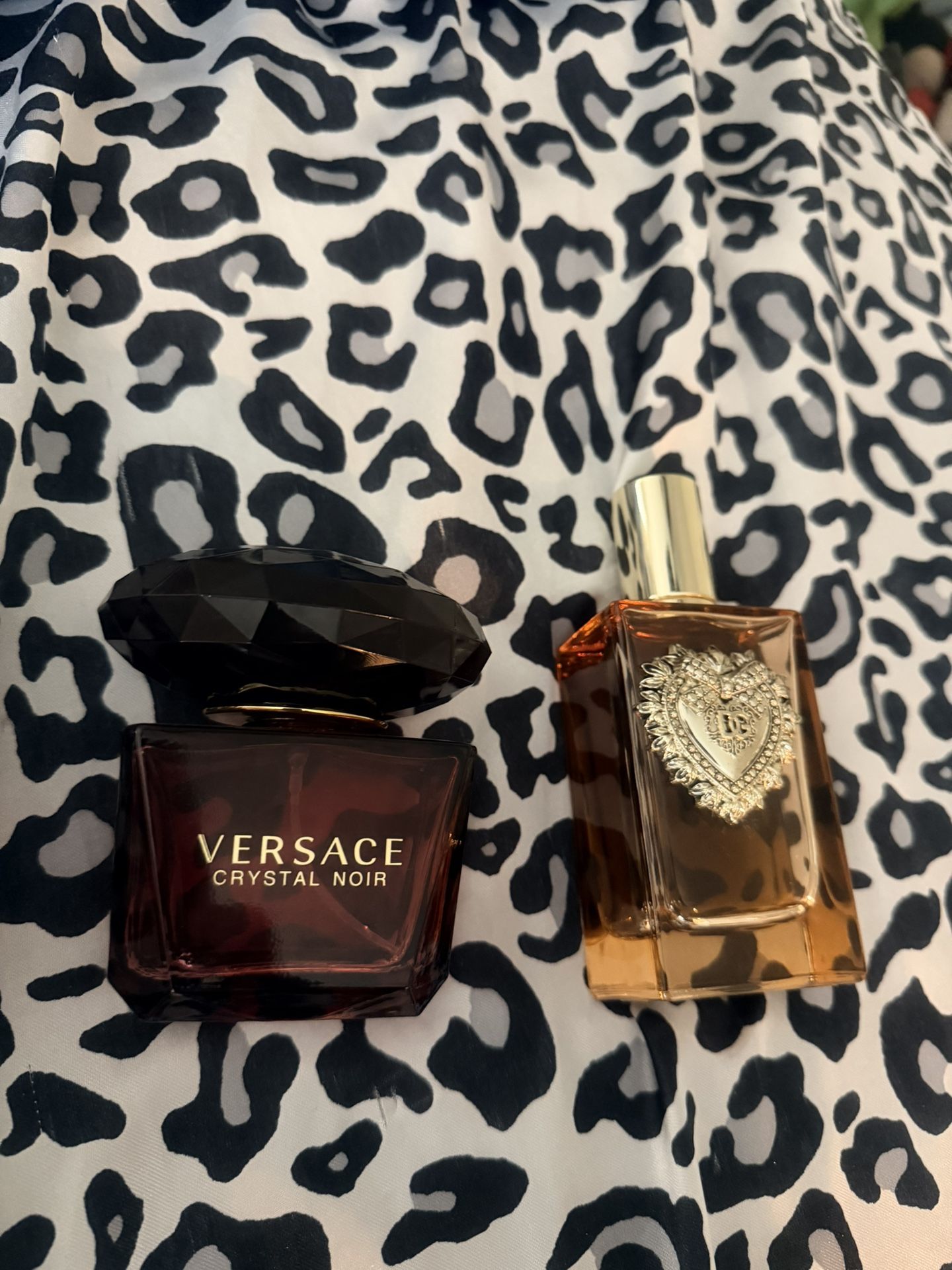 Women’s Perfume Lot Versace Crystal Noir & dolce & gabbana devotion intense