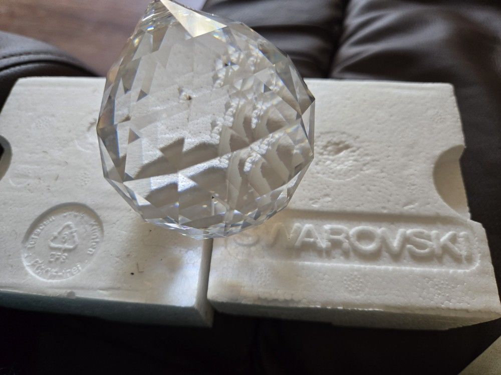 HUGE 70 MM SWAROVSKI STRASS (8558) CRYSTAL HANGING BALL