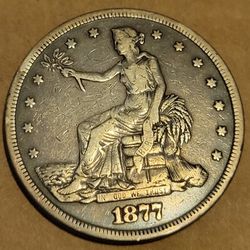 Trade Dollar Silver Coin 