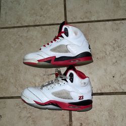 jordan 5 fire red