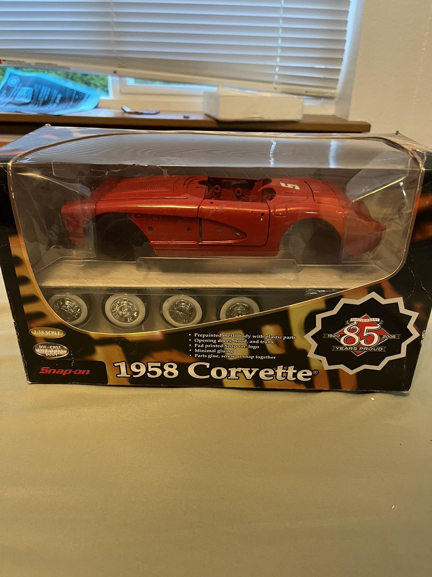 Snap on Tools 1958 Corvette Stingray Die Cast 85th Anniversary