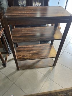 Wooden shelf