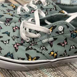 Butterflies Vans Gray 6MY