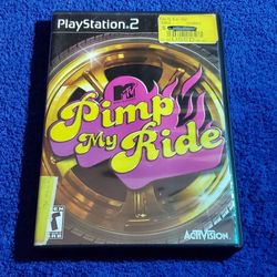 MTV PIMP MY RIDE PS2 GAME COMPLETE
