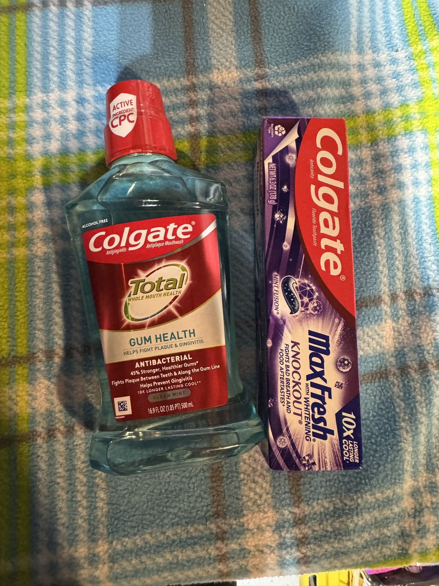 Colgate Toothpaste And Mouthwash