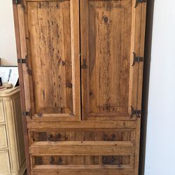 Rustic Southwestern Style Wardrobe/Armoire