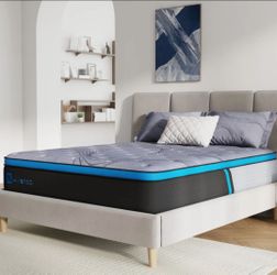 12" Queen Avenco Cooling Gel Memory Foam Hybird Mattress