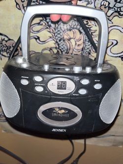 Jensen Portable CD Cassette Boombox Radio