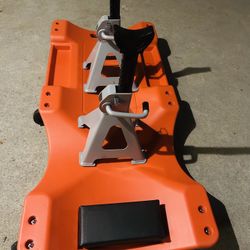 New 2pcs 3Ton Jack Stands And Roller Creeper 