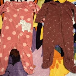 3-6months Baby Clothes (play ‘n’ Sleep, Long Sleeve Onesies, Pants)