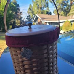 2003 Signed Longaberger Ice Bucket Basket 