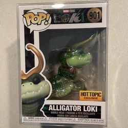 Alligator Loki Funko Pop *MINT* Hot Topic Exclusive Marvel Loki 901 with protector