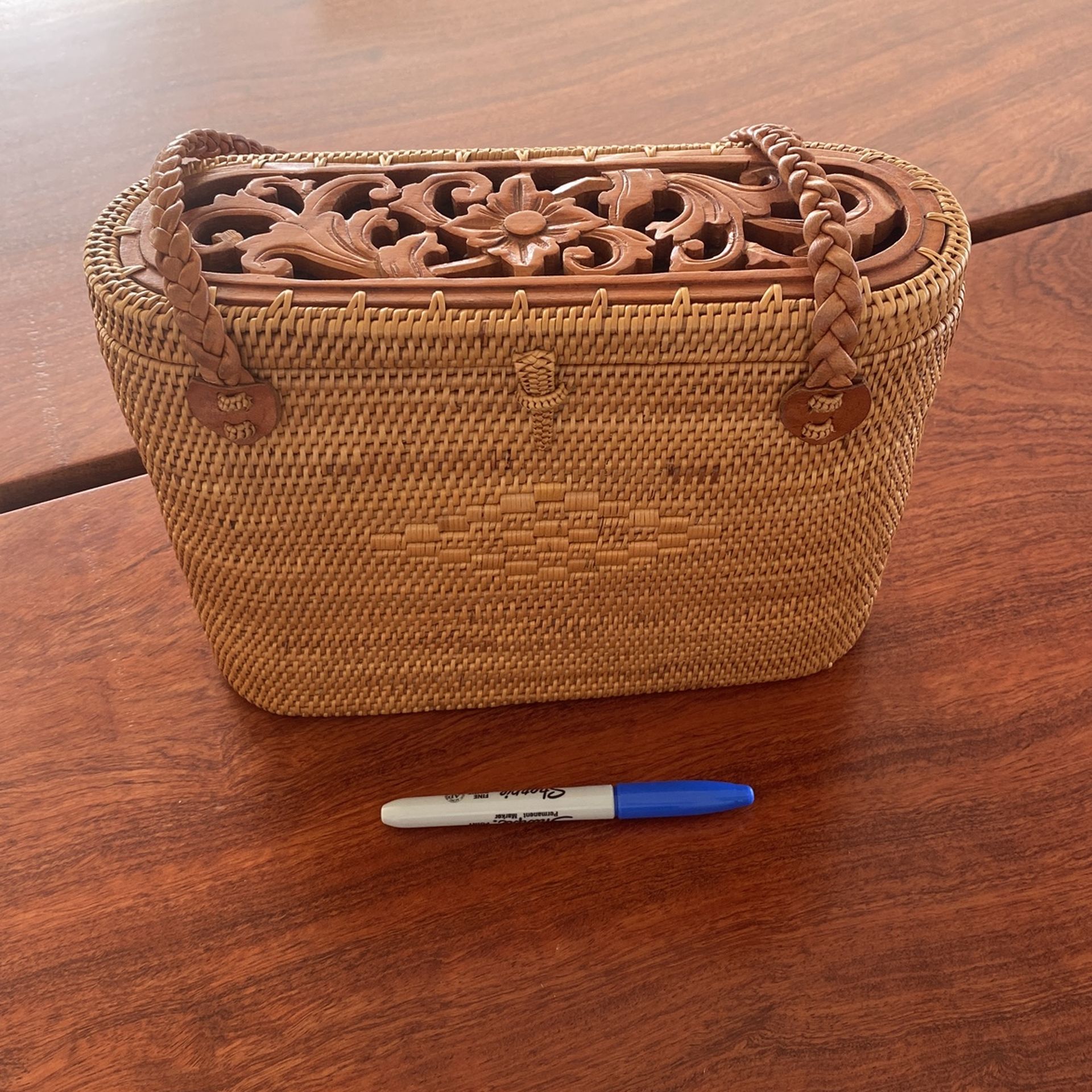 Fun Straw Summer Purse